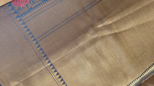 Banarasi Silk Saree with Meenakari Floral Weave