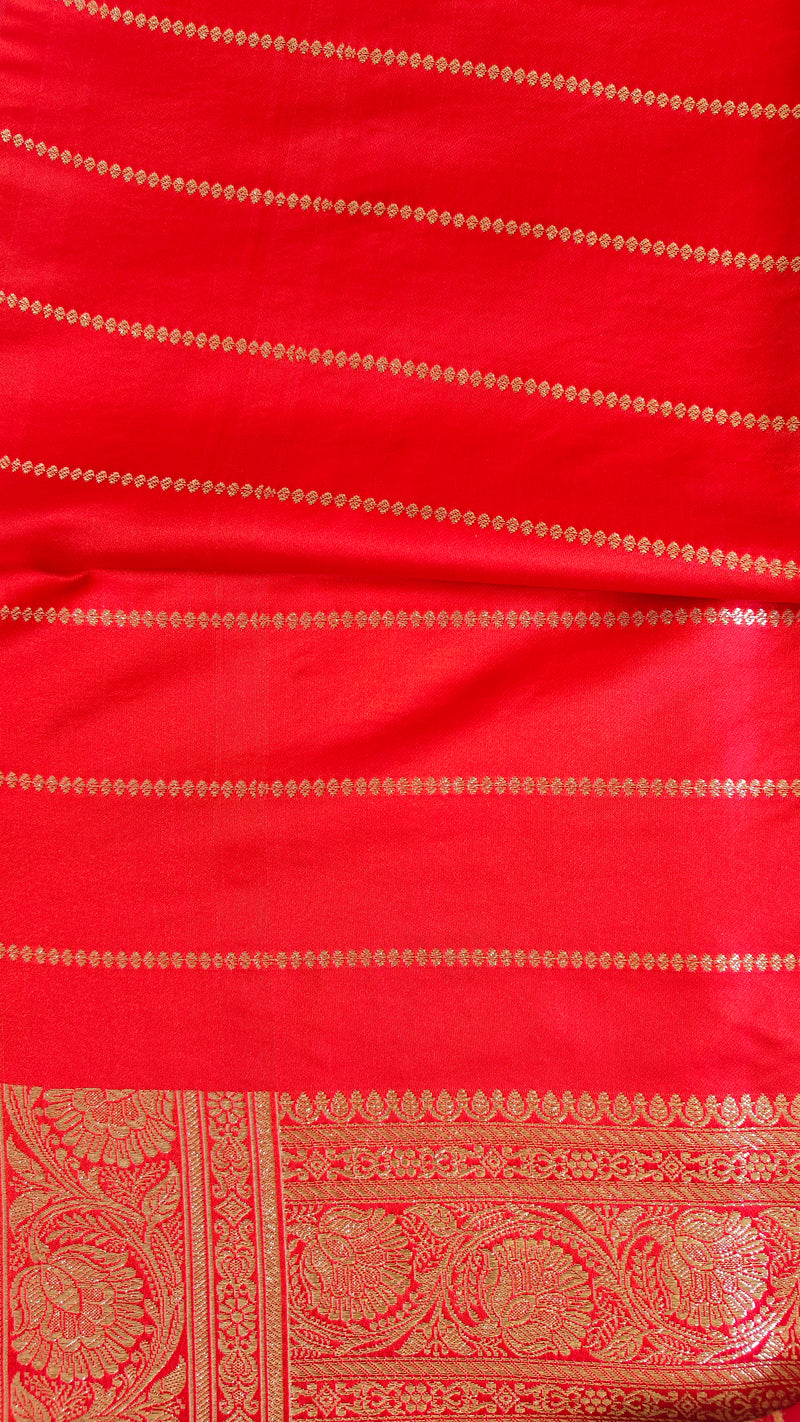 Pink Katan Tanchoi Silk Saree