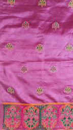 Deep plum Pashmina Resham