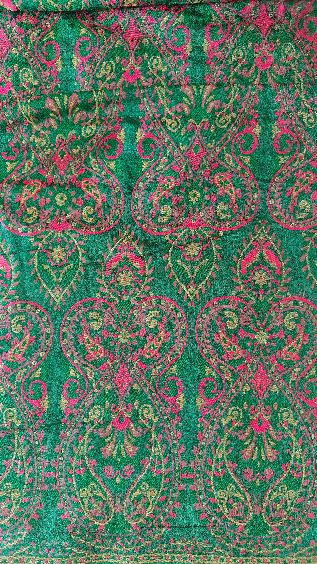 Bottle Green Banarasi Silk Saree