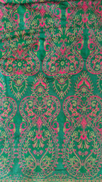 Bottle Green Banarasi Silk Saree