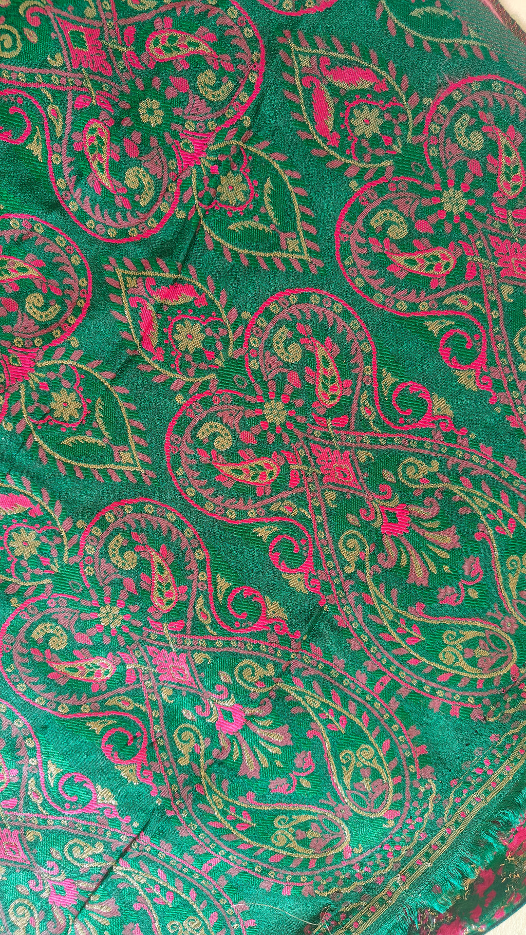 Bottle Green Banarasi Silk Saree