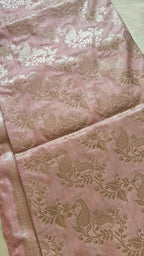 Pink Banarasi Zari Booti Silk