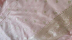Pink Banarasi Zari Booti Silk