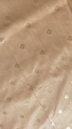 Cream Banarasi Zari Booti Silk