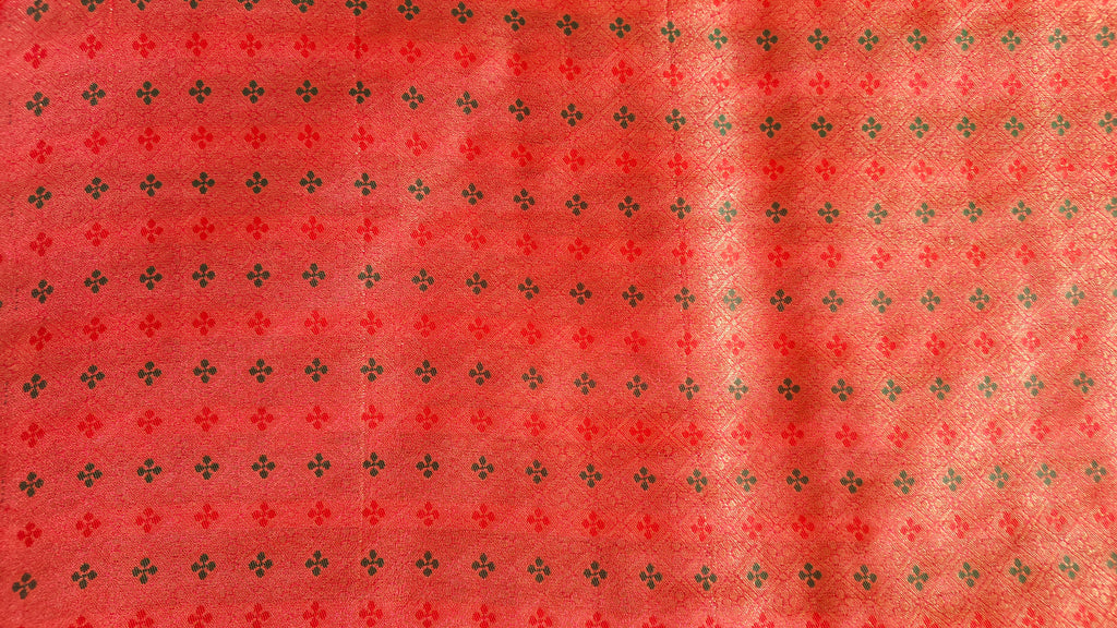 Reddish Banarasi Pashmina Saree