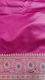 Purple Pink Leheriya Saree