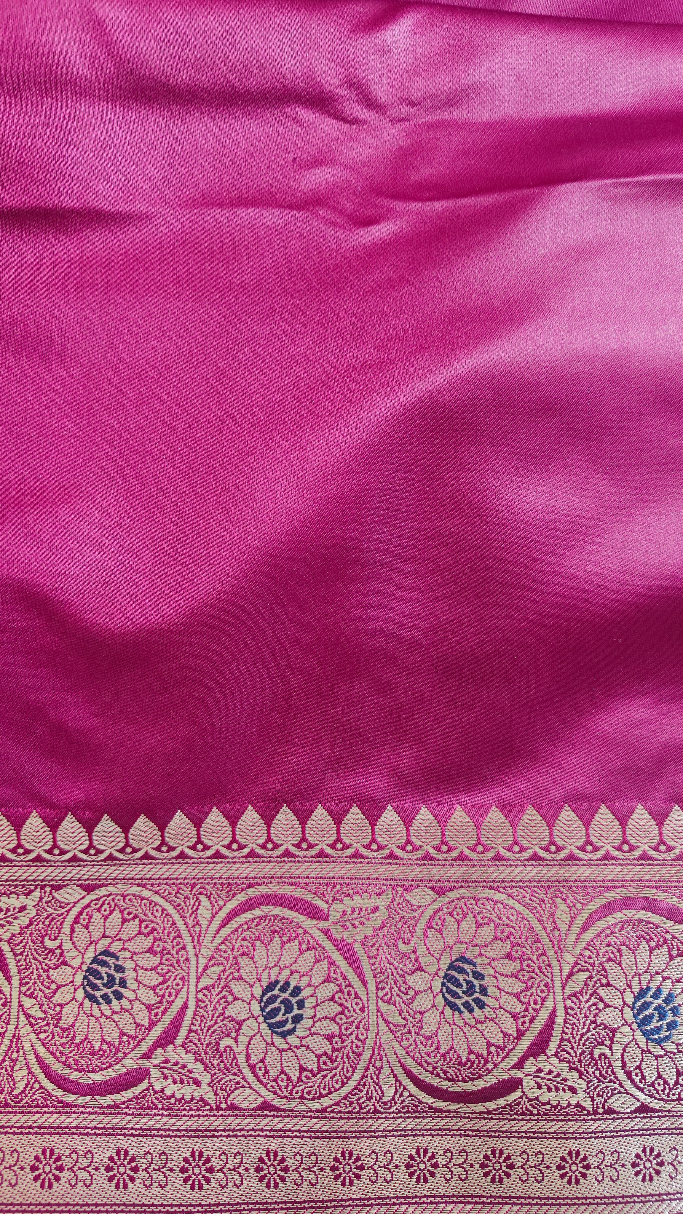 Purple Pink Leheriya Saree