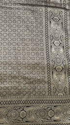 Black Georgette Zari Jaal Saree