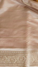 Pastel Katan Tanchoi Meenakari Saree