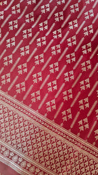 Royal Red Katan Silk Saree