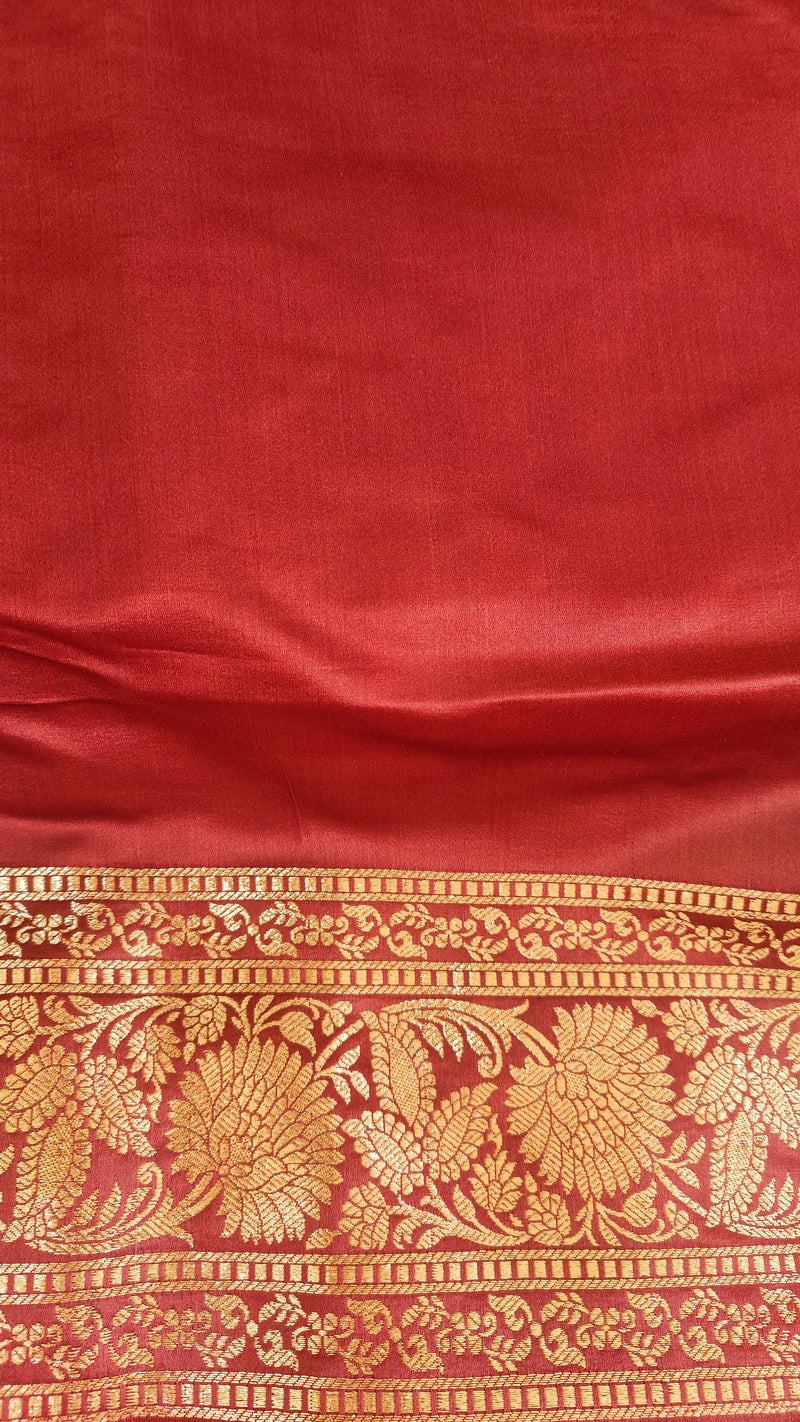 Wine Silk Saree with Booti