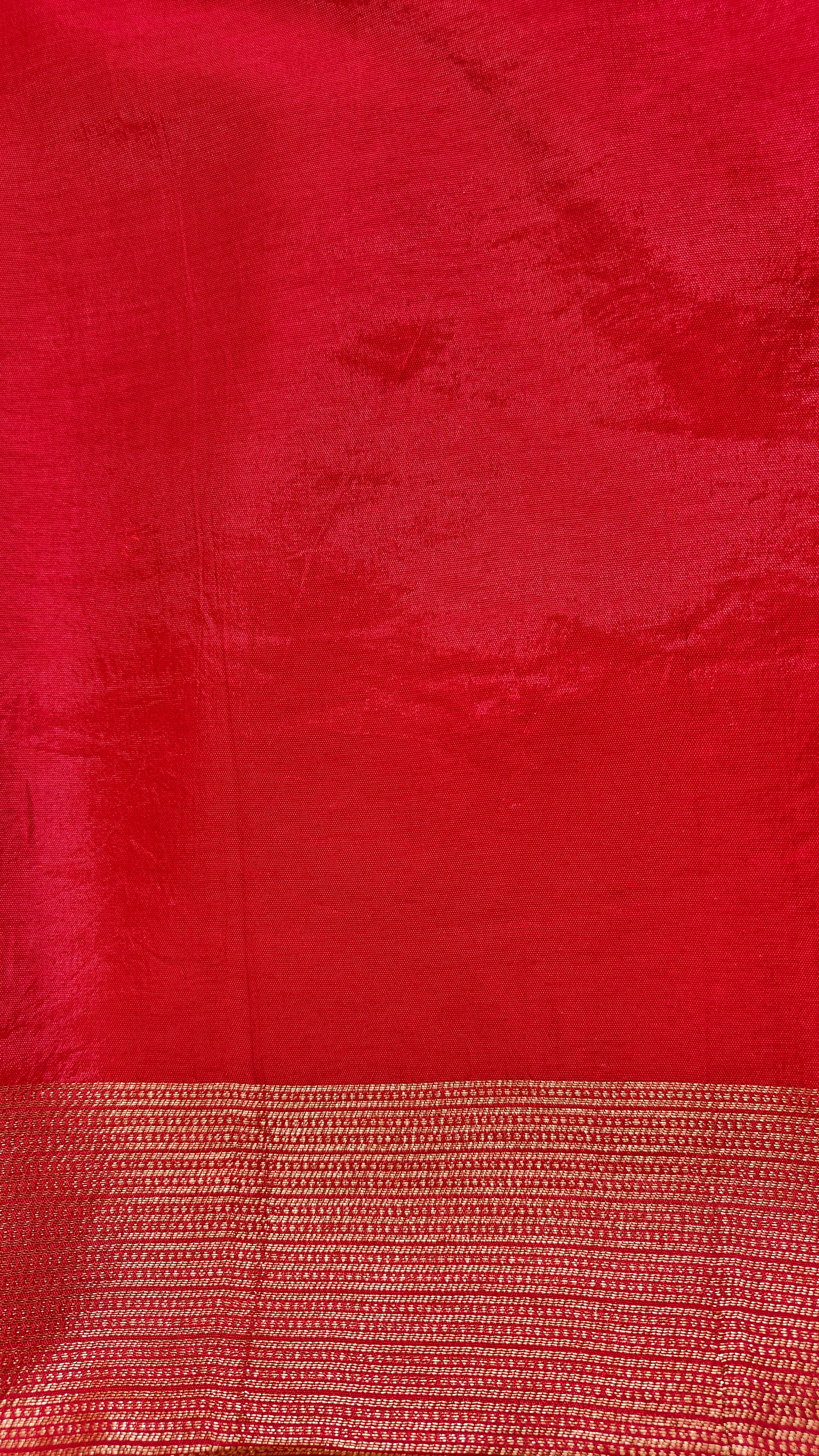 Pink Dual Tone Shimmer Saree