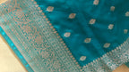 Ferozi Booti Silk Saree