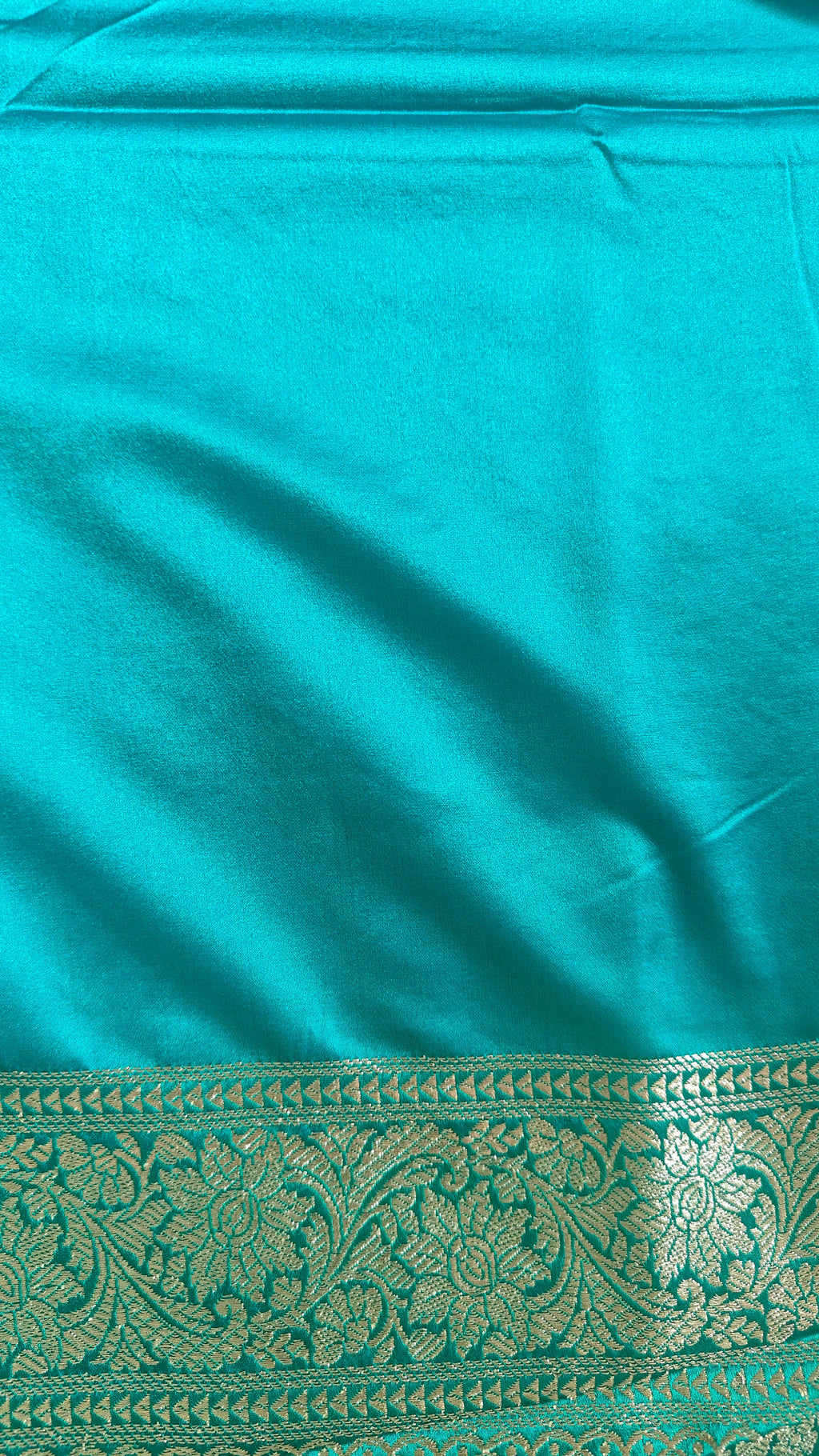 Ferozi Booti Silk Saree