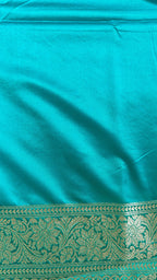 Ferozi Booti Silk Saree
