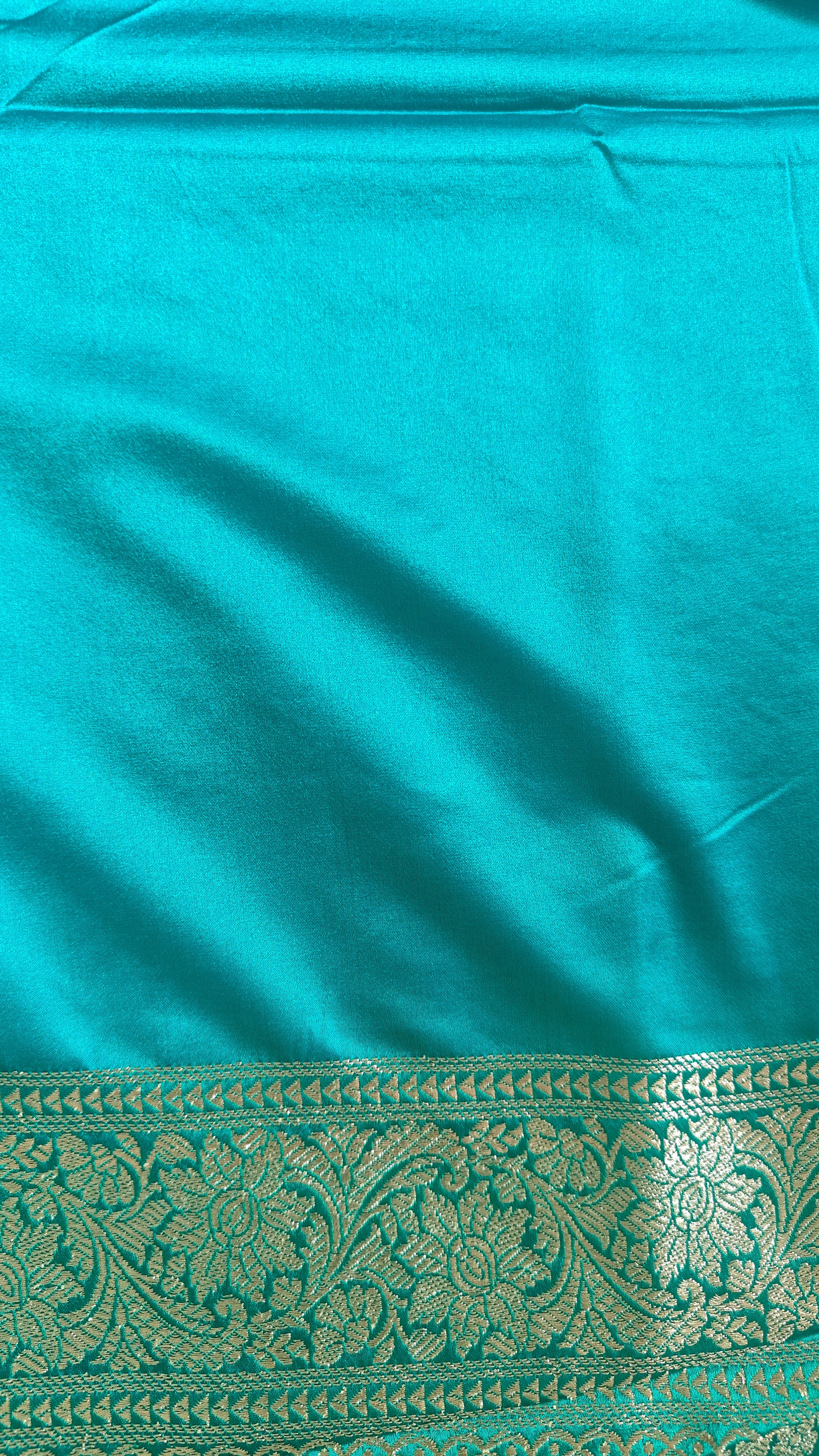 Ferozi Booti Silk Saree