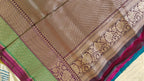 Turquoise Silk Saree