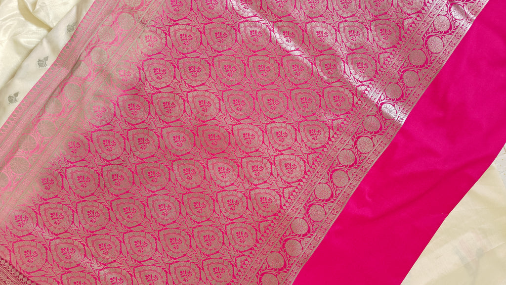 white and pink