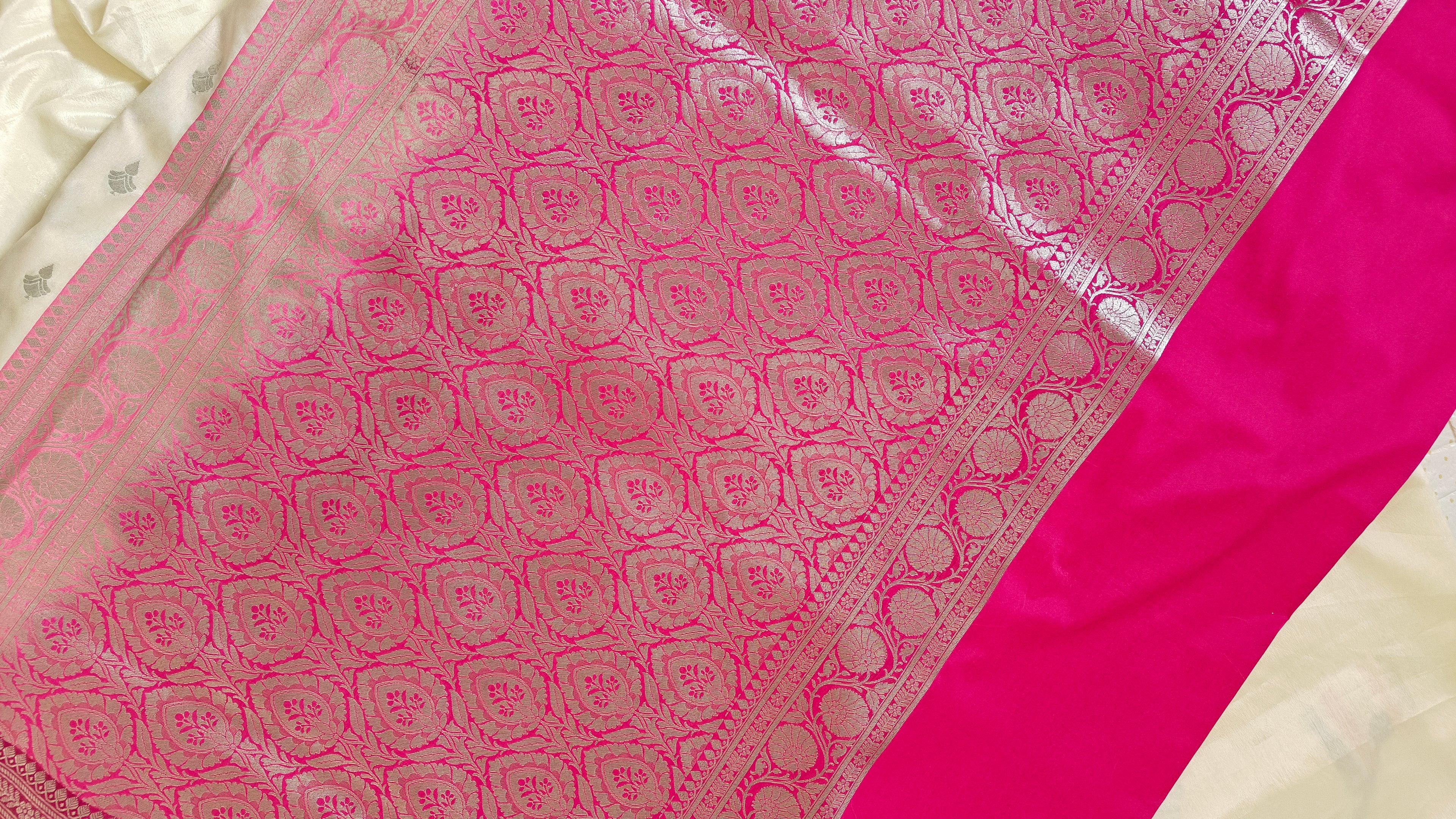 white and pink