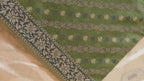 Green Cotton Thread Work Saree