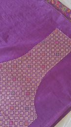 Purple Banarasi Aambi Banarasi Silk