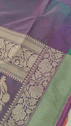Turquoise Silk Saree