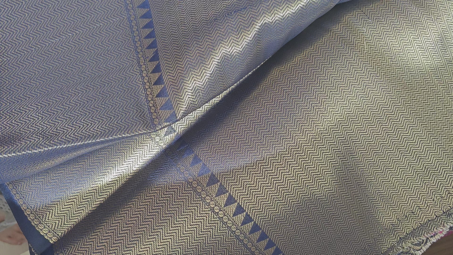 Banarasi Silk Saree with Meenakari Floral Weave
