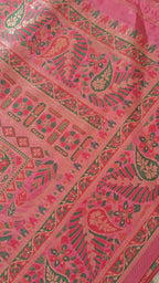 Reddish Banarasi Pashmina Saree