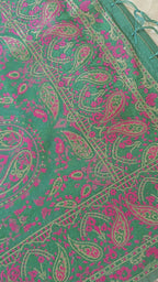 Bottle Green Banarasi Silk Saree