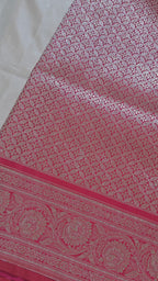 Pink Katan Tanchoi Silk Saree