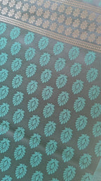 Dark Green Luxury Banarasi Silk Saree