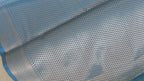 Teal Banarasi Silk saree with All-Over Jaal zari