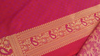 Magenta Katan Silk Jaal Saree
