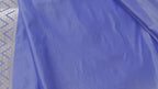 Lavender  Floral Jaal Katan Silk