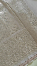 Pastel Katan Tanchoi Meenakari Saree
