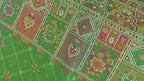 Green Pashmina Resham Saree