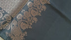 Charcoal Booti Banarasi Silk Saree